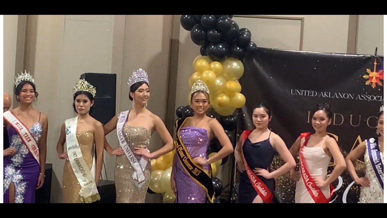 Miss Teenager Universe 2025 at the United Aklanon Association Of Toronto Gala 2025