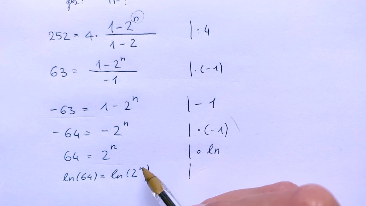 Rechnen mit der geometrischen Summenformel