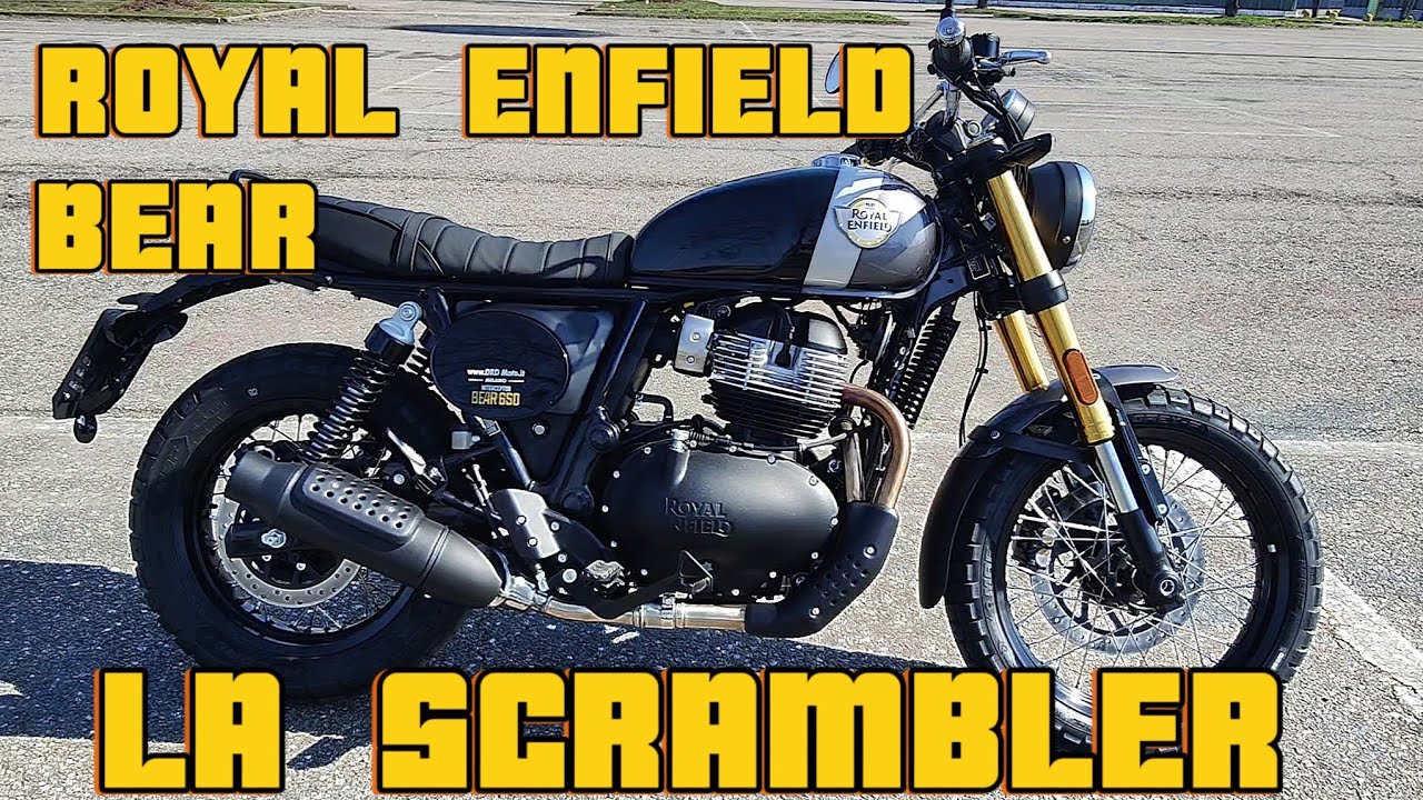 Royal Enfield Bear 650: La Scrambler Definitiva, Pronta a Dominare ogni Strada! (SUB)