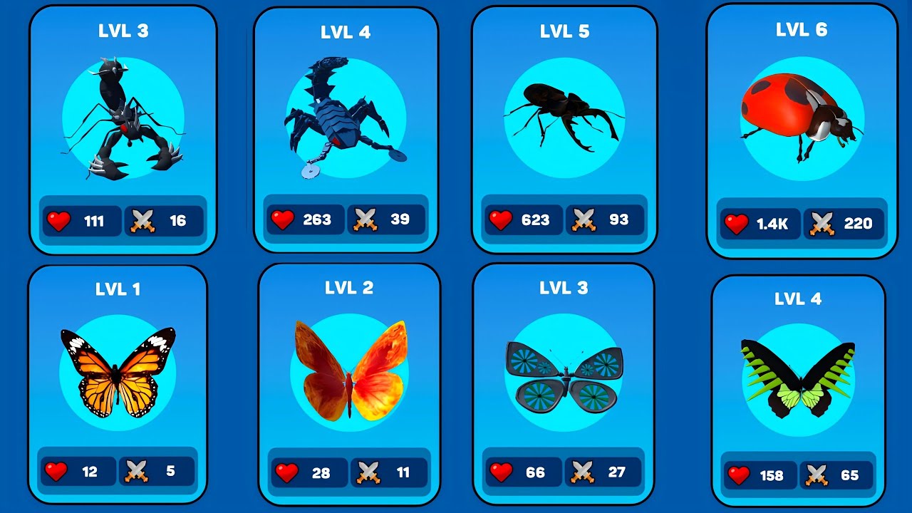 Merge Ant Insect Fusion New Updates Max Level » Merge Simulator Battles
