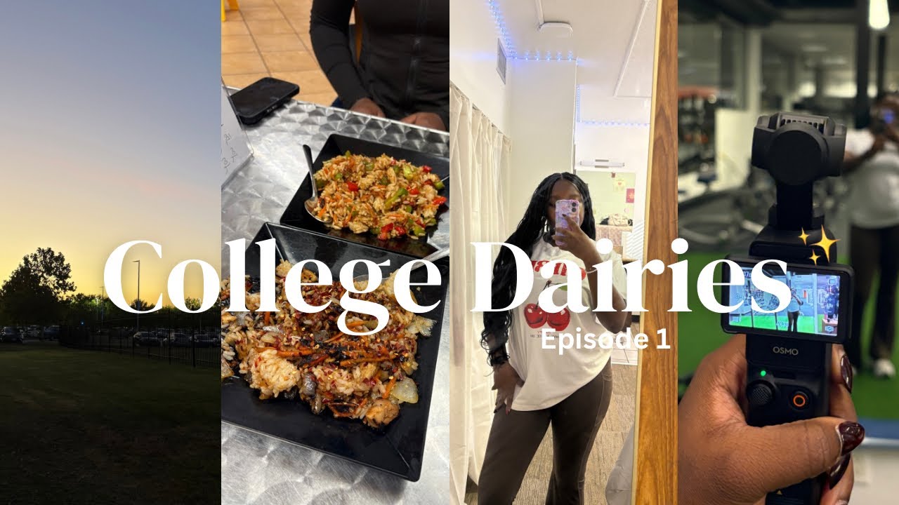College diaries: week in my life as a college student| grwm, classes, shopping, cooking, gym, & more