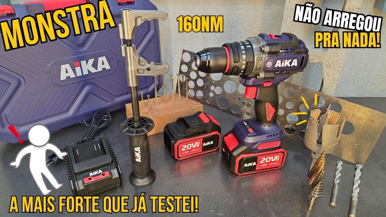 LANÇAMENTO! MONSTRA AIKA 160Nm e 2.000rpm – É ABSURDA! Teste Completo! AD-DE13B | F21-BCE