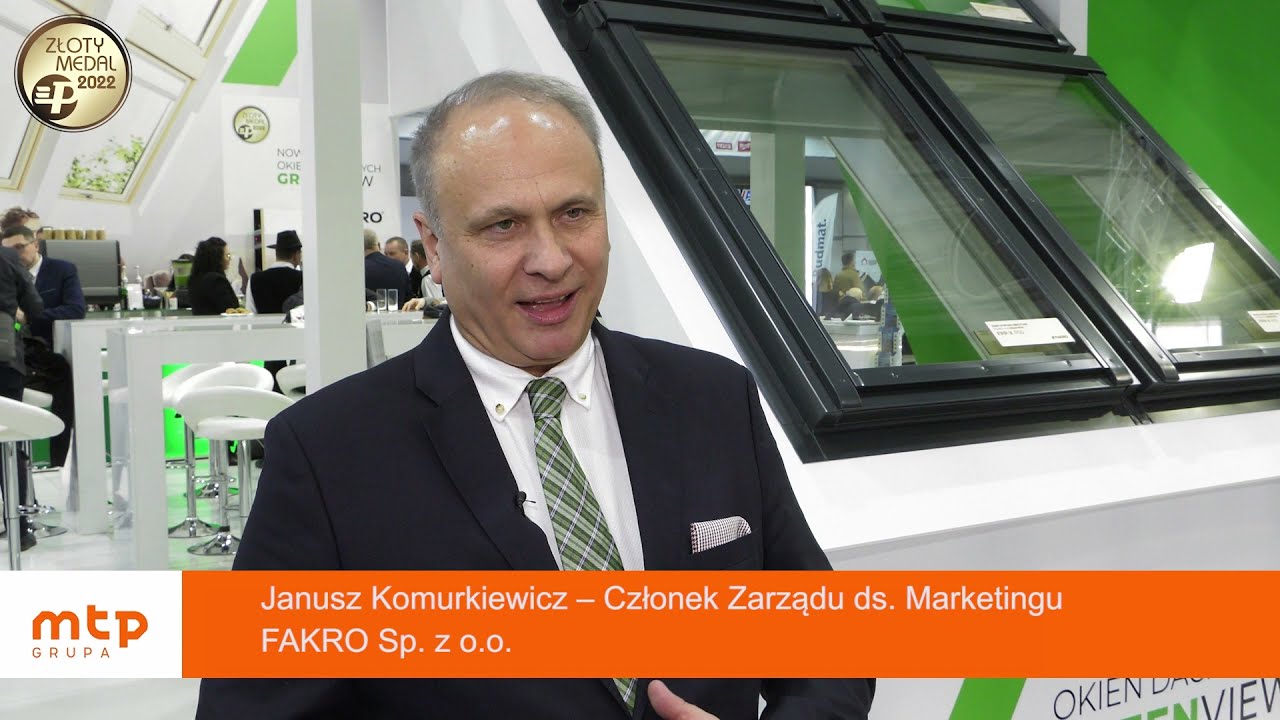 Złoty medal MTP BUDMA 2022 🏅🏅 | FAKRO