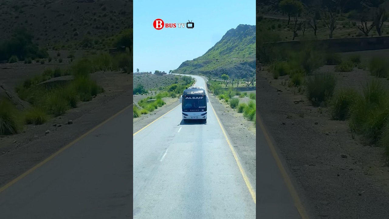 Quetta Karachi Bus on the way 