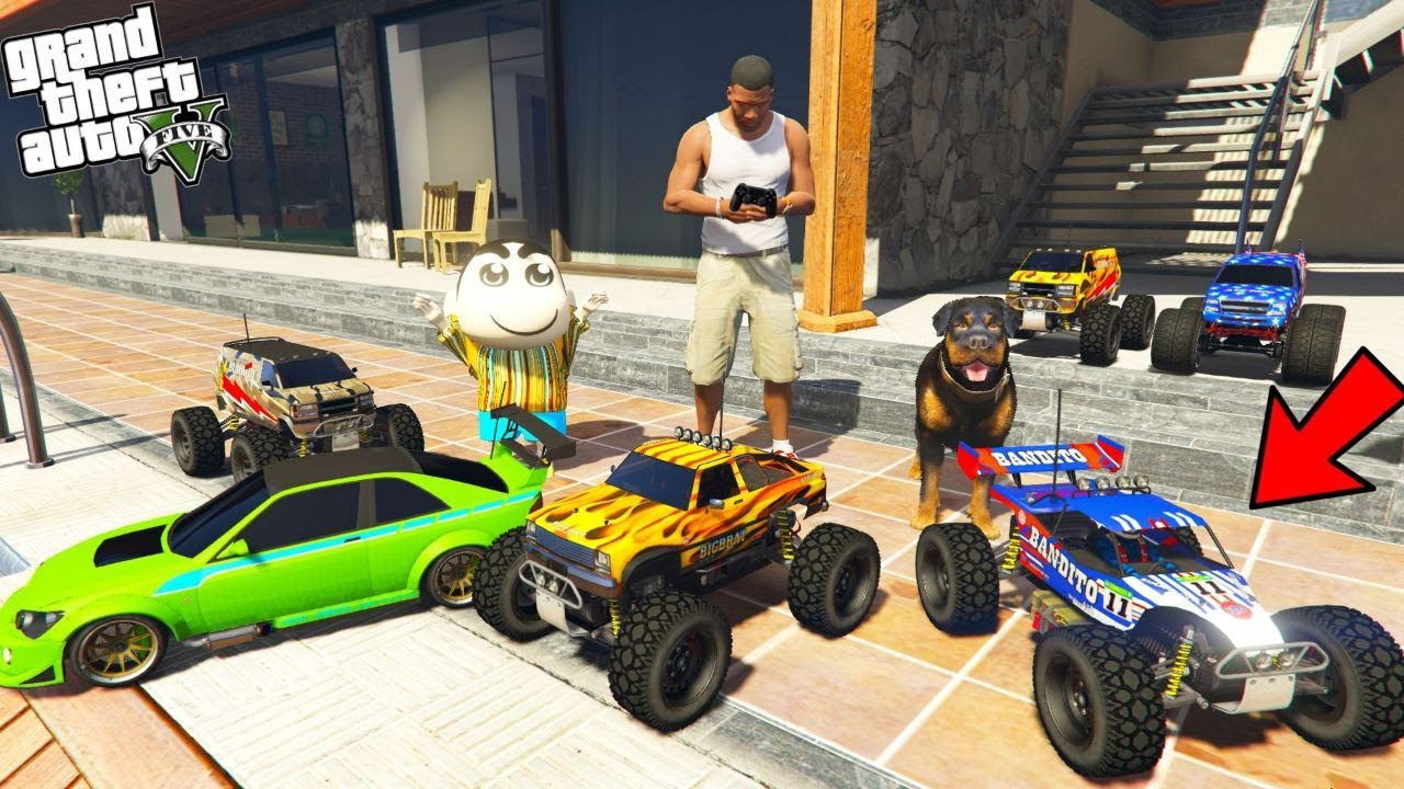 Franklin Gifting SUPER RC TOY CARS To Shinchan in GTA 5
