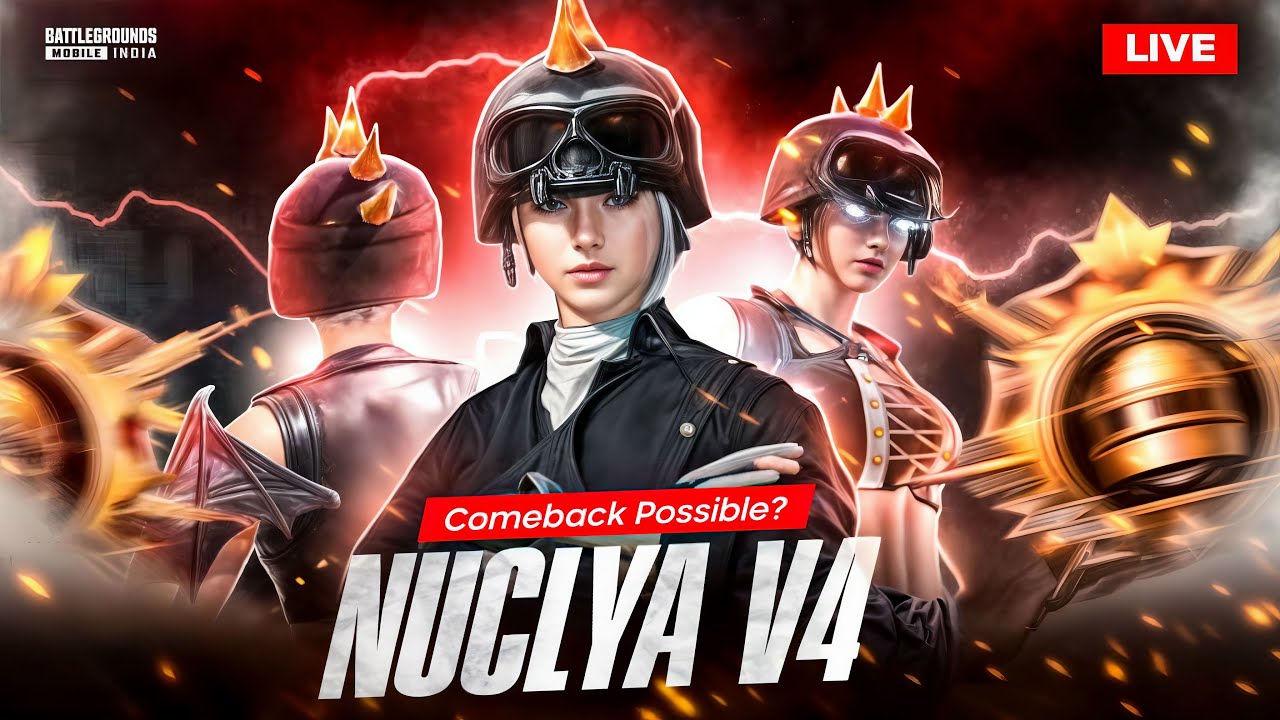 Grinding Solo Vs Squad BGMI | NUCLYAv4 #live #bgmi  #pubgmobile