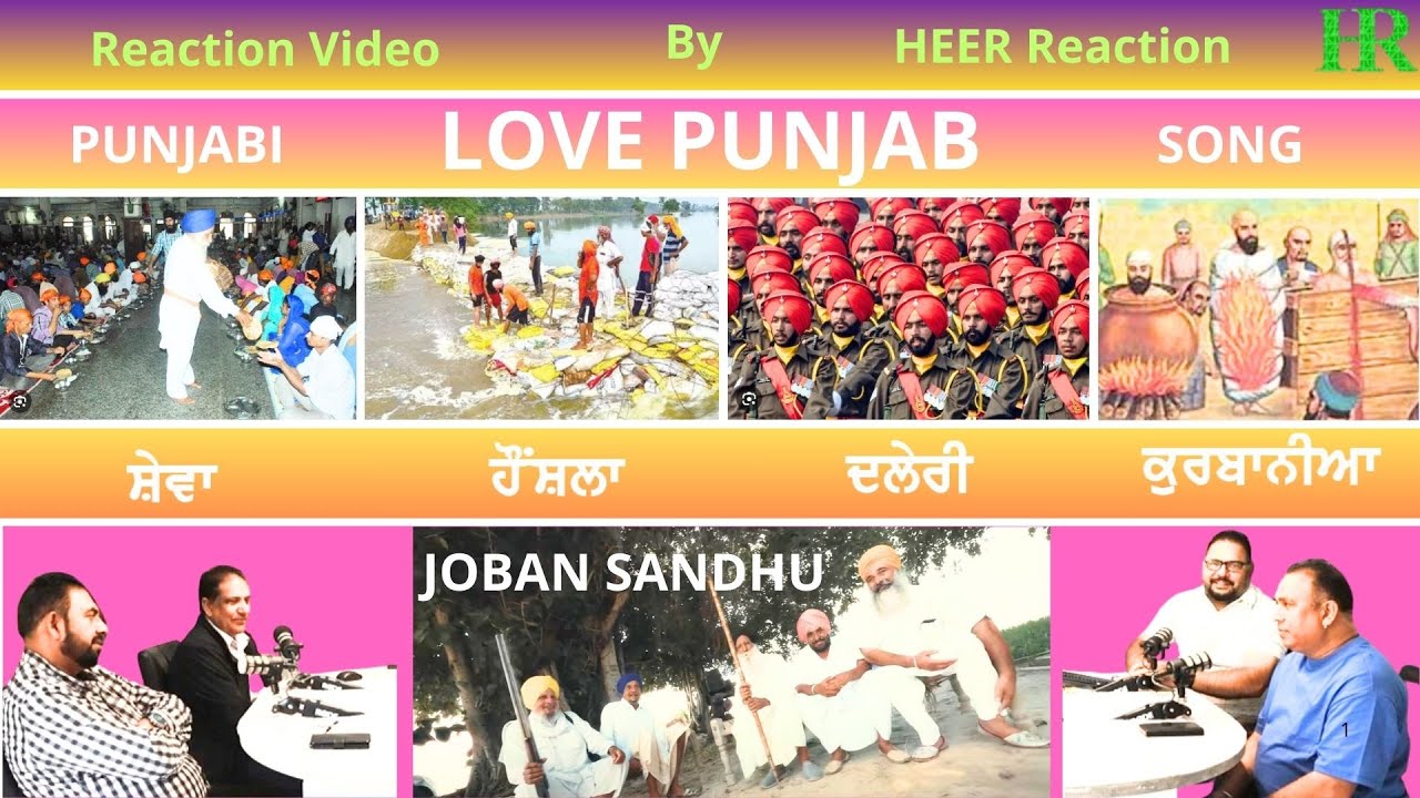 HEER REACTION ON LOVE PUNJAB - JOBAN SANDHU - NEW PUNJABI SONG 2025 - (Official Video) Mandeep Maavi