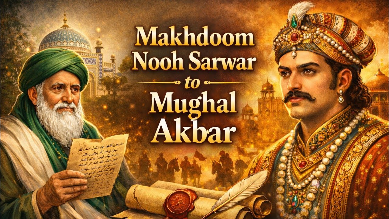  مخدوم نوح سرور رح جو اڪبر بادشاھ کي خط جو جواب Makhdoom Nooh Sarwar to Mughal Akbar || لطيفي پرچار 