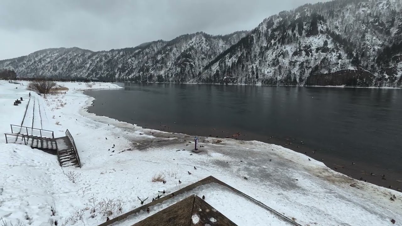 Набережная Енисея, г. Дивногорск, Красноярский край март 2026г.
