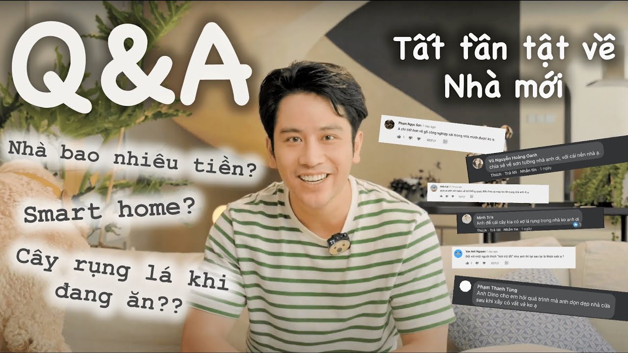 Q&A Nhà mới: Quá trình Thiết kế, xây nhà thế nào? Nhà bao nhiêu tiền? // Dinology