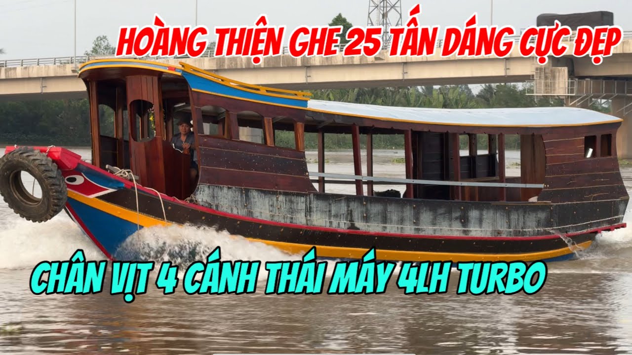 Ghe 25 Tấn Cực Đẹp Máy Yanmar 4LH Chân Vịt Thái 4 Cánh Hạ Thuỷ #Tập3 0923,5555,97 Tâm| Tâm Vlog