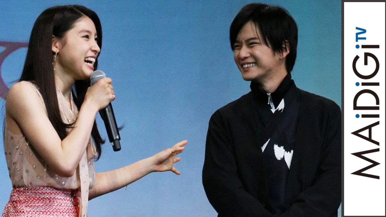 土屋太鳳、イベント中に千葉雄大と“2人の世界”　片寄涼太が嫉妬　映画「兄に愛されすぎて困ってます」イベント2