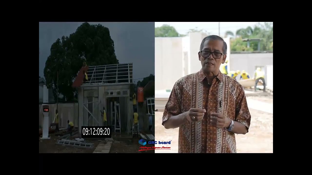 PEMBANGUNAN RUMAH MODULAR GRC BOARD 24JAM