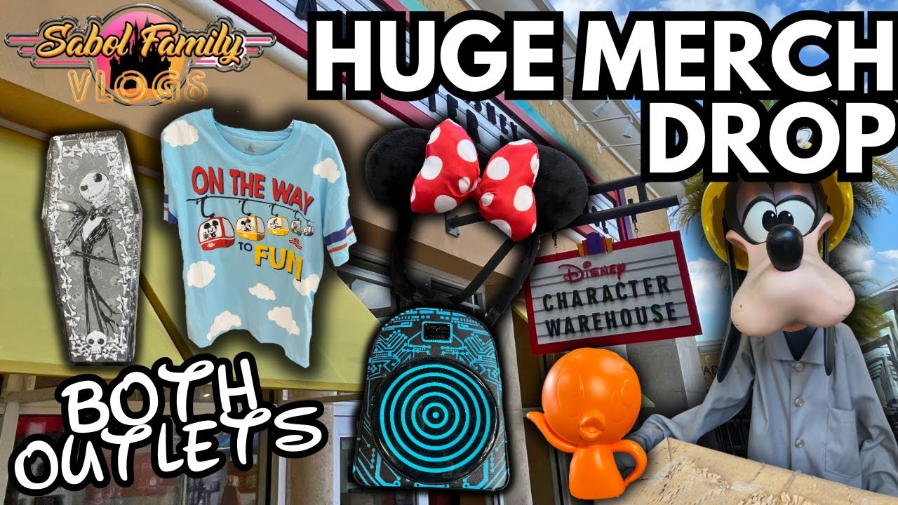 DISNEY CHARACTER WAREHOUSE OUTLET SHOPPING | Vineland & International ~ HUGE New Merch Selection!