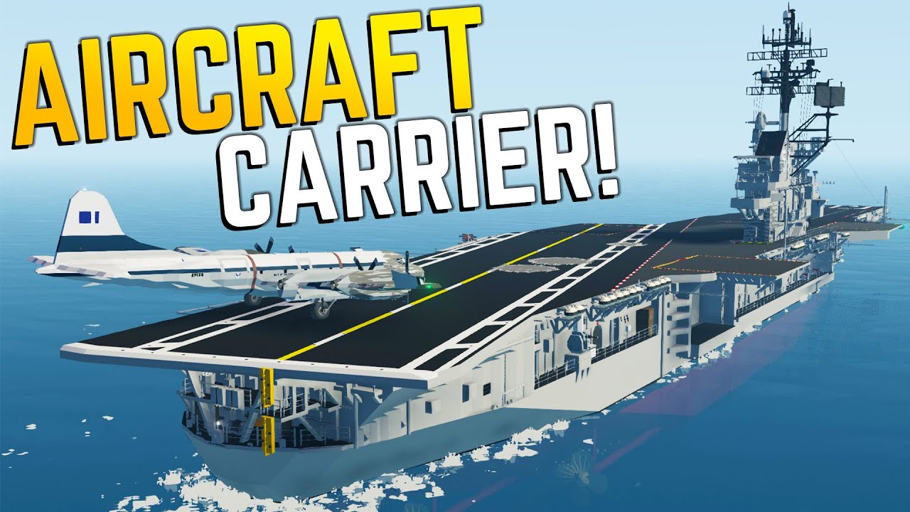INSANE Aircraft Carrier IN STORMWORKS! (Low Lag!)