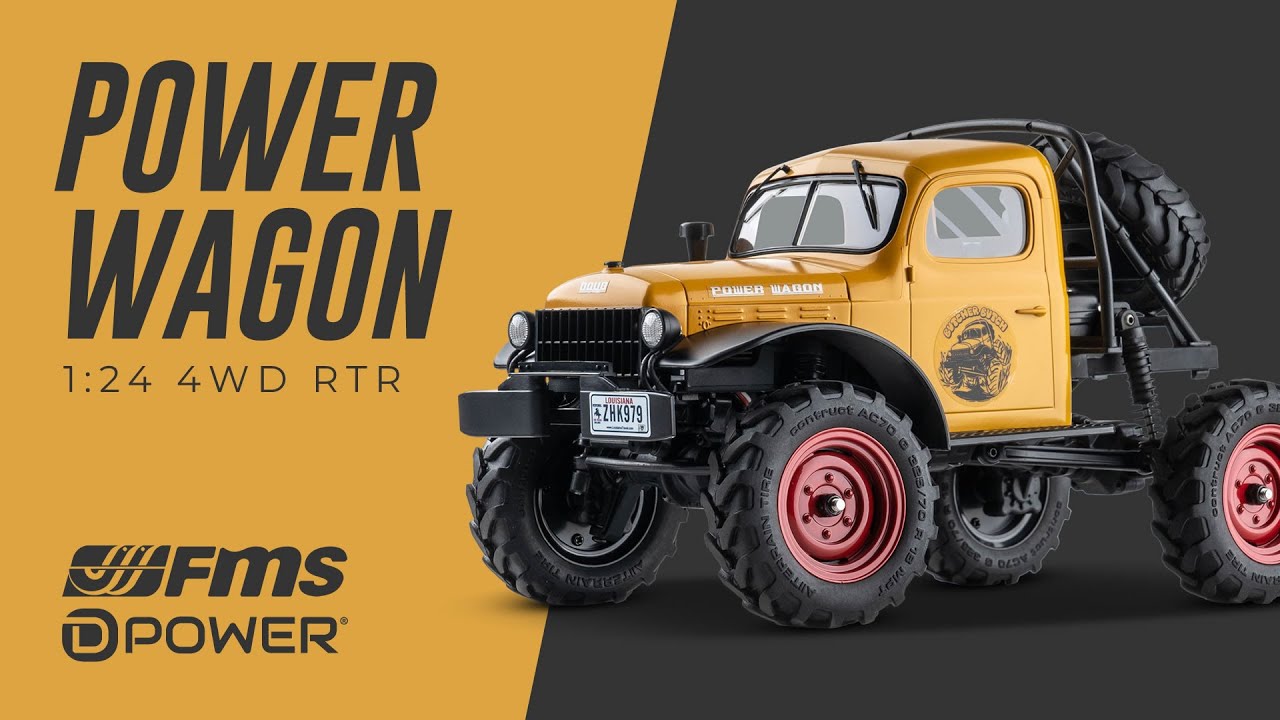 Power Wagon 1:24 Mud Racer | FMS | Full Video