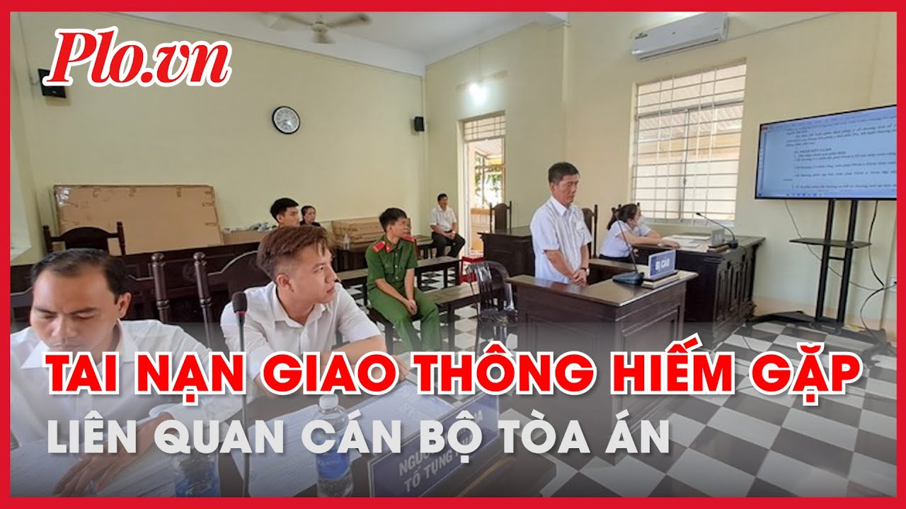 Ba cán bộ tòa án gặp tai nạn giao thông hiếm gặp - PLO