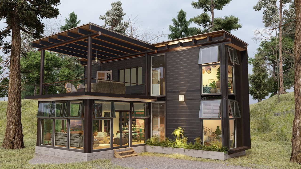 Scandinavian Style Home Decor Ideas, Shipping Container House.