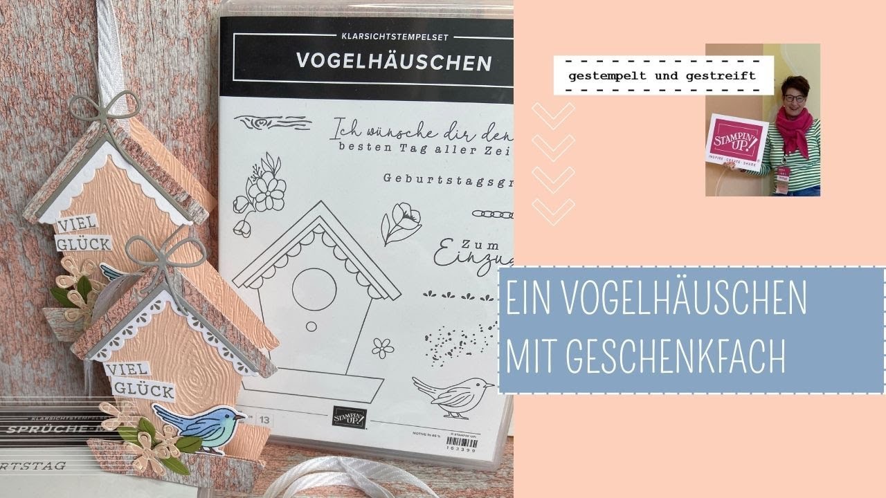Niedliches Goodie mit Vogelhäuschen | Geldgeschenk | Anleitungsvideo mit Produkten von Stampin´Up!
