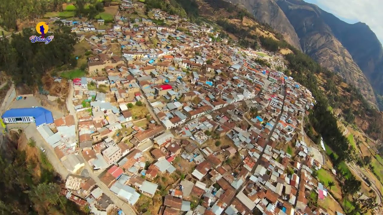 VISTA A&Eacute;REA DE LA HERMOSA CIUDAD DE CABANA - PALLASCA - ANCASH - PER&Uacute;