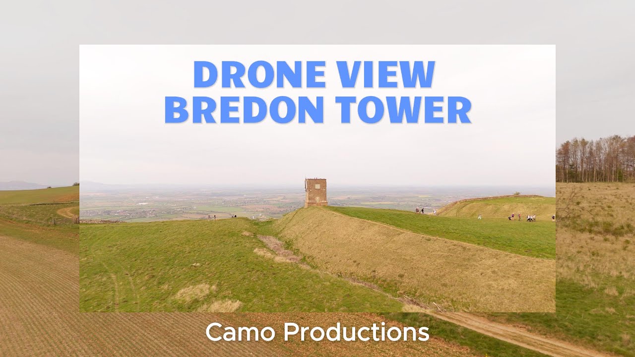Drone View: Bredon Tower & Worcestershire Beyond