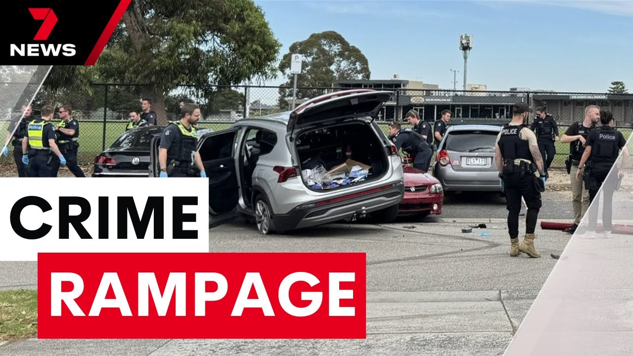 Wild end to rampage south of Melbourne, how police stopped bandits in their tracks | 7NEWS