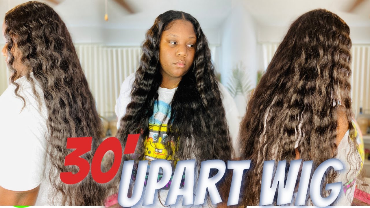 30' UPART WIG INSTALL W/ LEAVE OUT & CRIMPS || ALI PEARL BODYWAVE HAIR