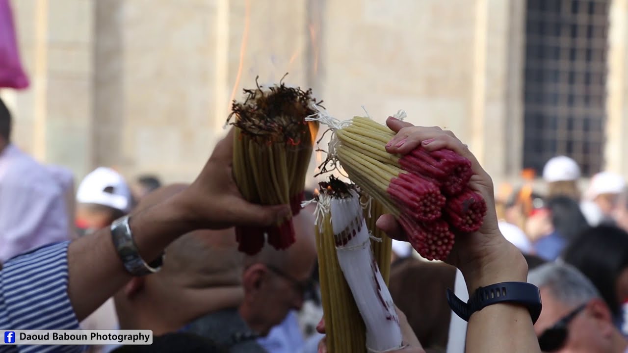سبت النور - بيت جالا - المجموعة البابوية Holy Saturday - Beit Jala - Holy Land - Papal Scout Troop