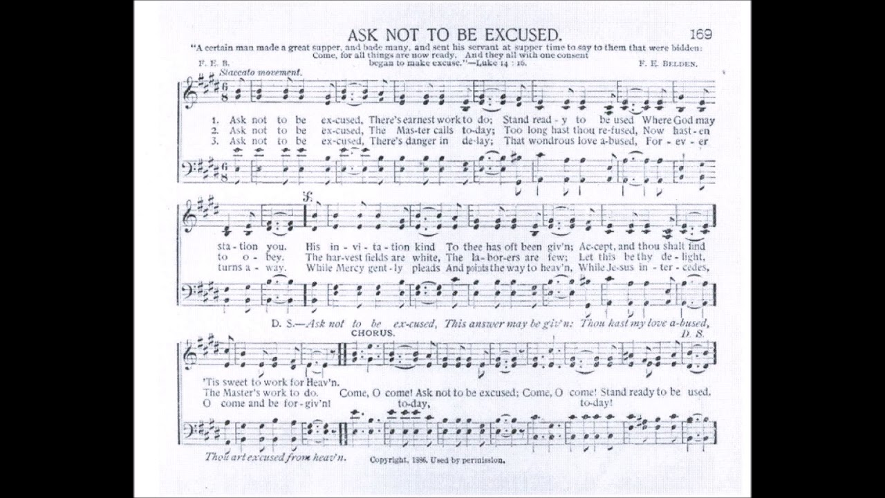 Ask Not to be Excused