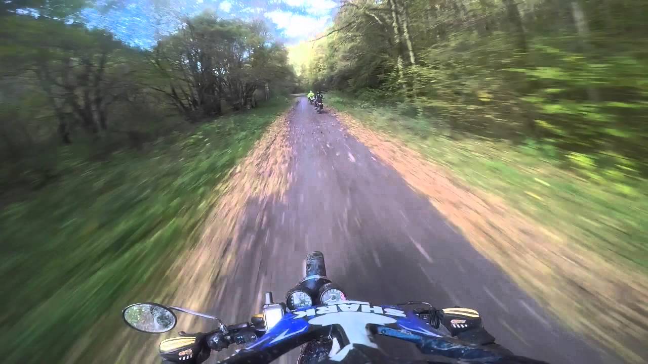 Deauville - St Tropez avec une Yamaha 125 DTMX 1977 -PART 1-