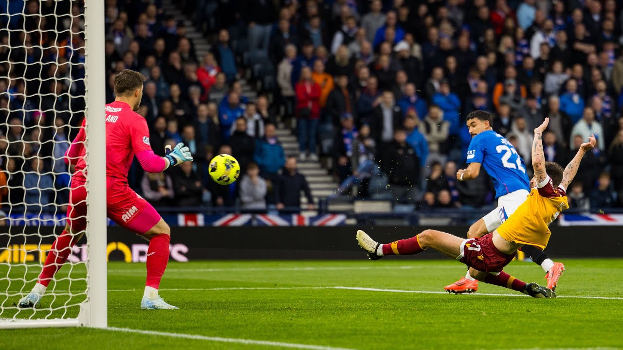Andy Halliday opens the scoring at Hampden against Rangers