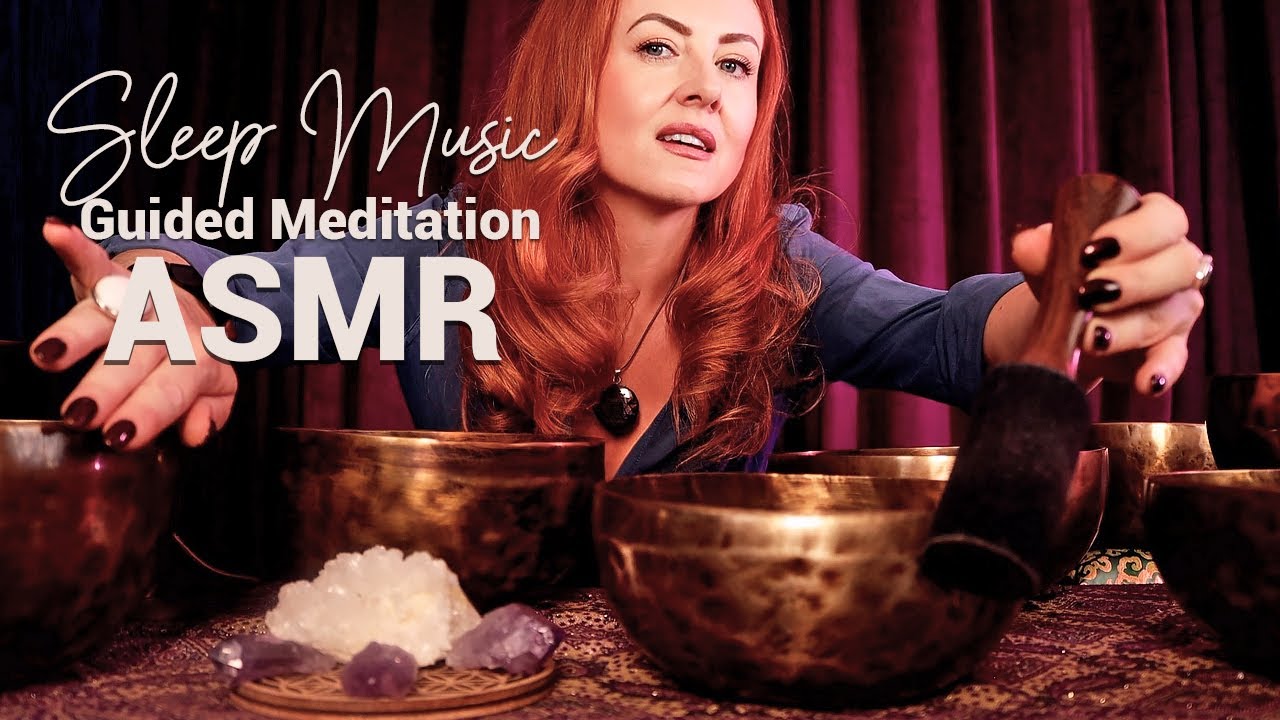 Soft Spoken Bowls Meditation for Overthinking & Anxiety 🌟 ASMR, Qi Sounds, Calm Your Mind & Sleep