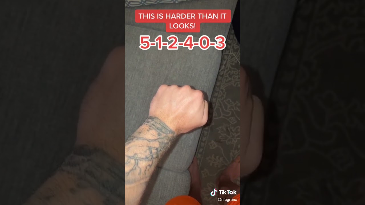 Numbers On Finger Challenge TikTok: nicogranaofficial