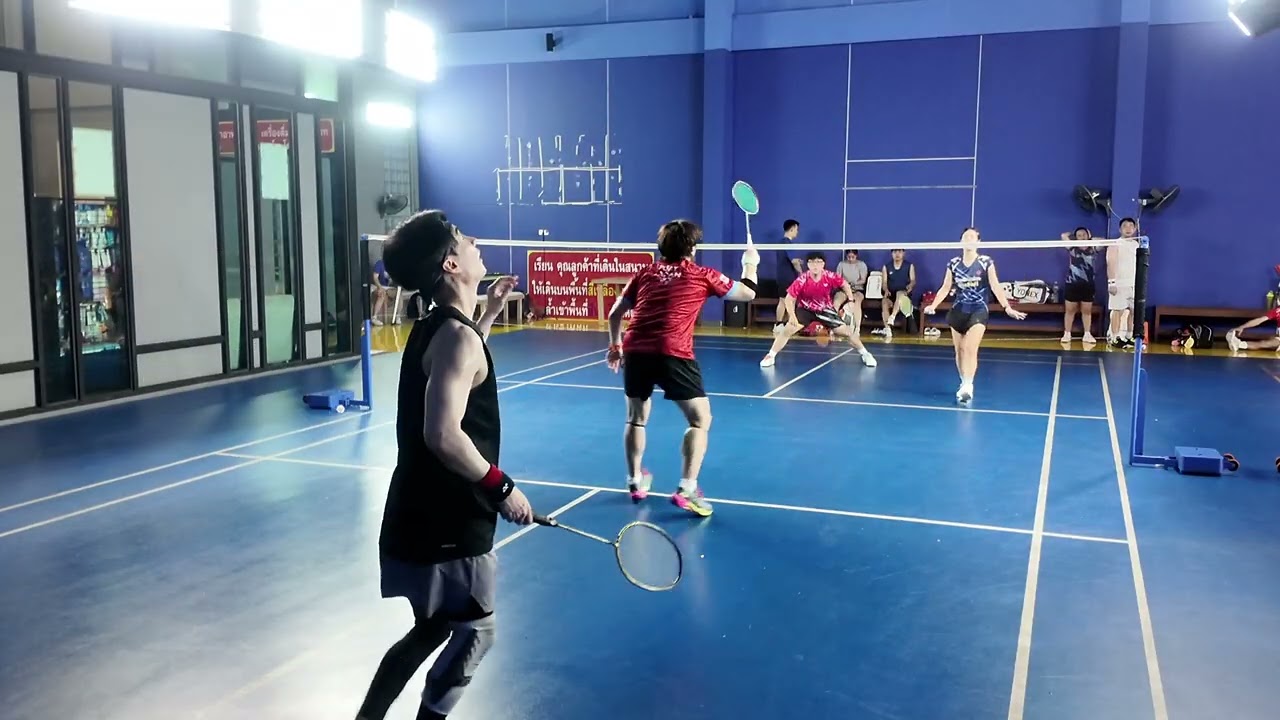 Ace51  Badminton 21/02/2026  05 #ก๊วนแฮปปี้ #ตีแบดมินตัน#ตีแบด