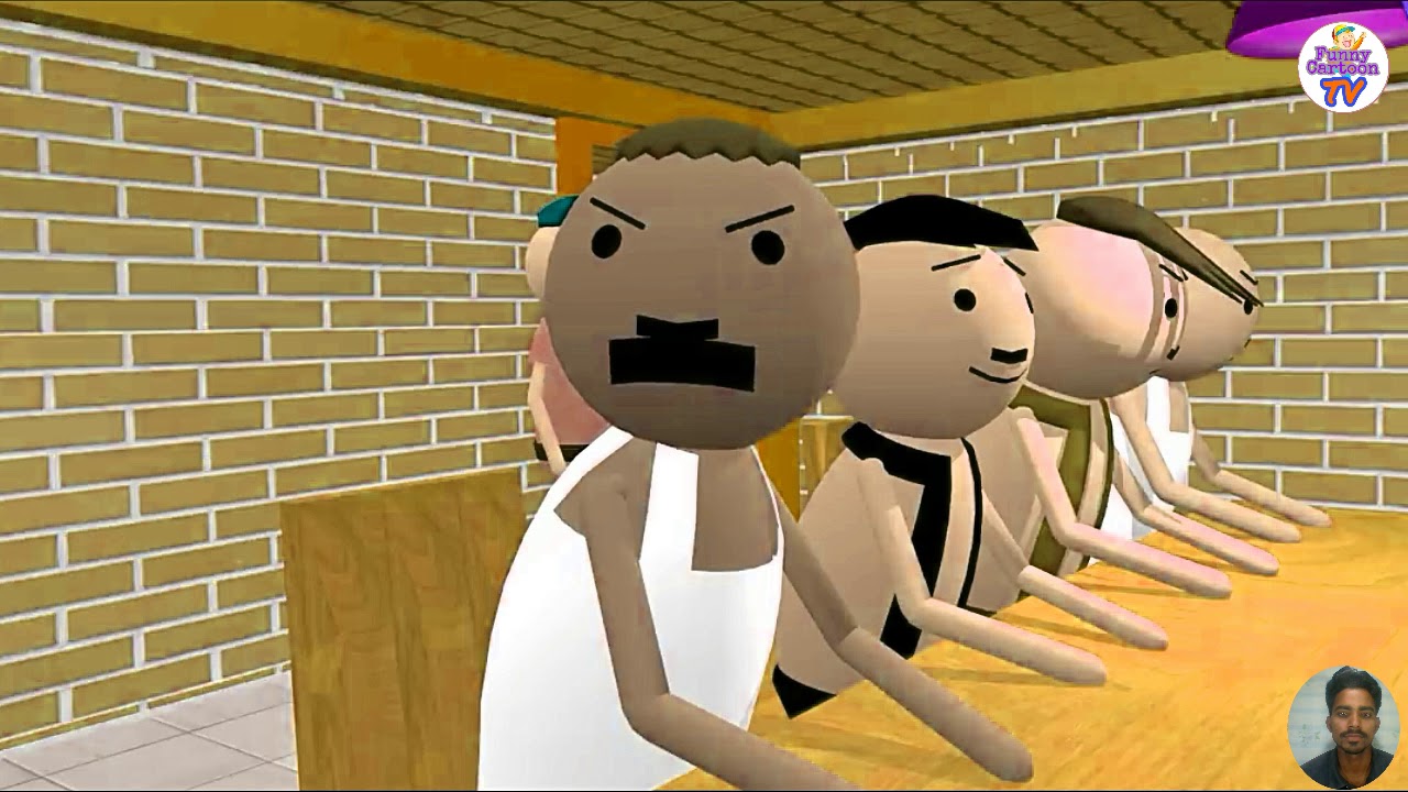 A JOKE OF GIRDHARI BABU - FUNNY CARTOON TV - 14