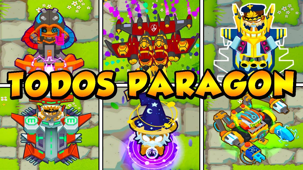 REVELANDO TODOS OS PARAGONS E DESCOBRI QUAL O MAIS FORTE NO BLOONS TD 6