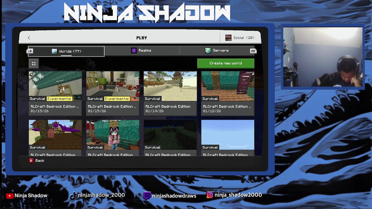 CHAT WE LOCKIN IN????? GREEZY GANG RL CRAFT Let's Play pt 4