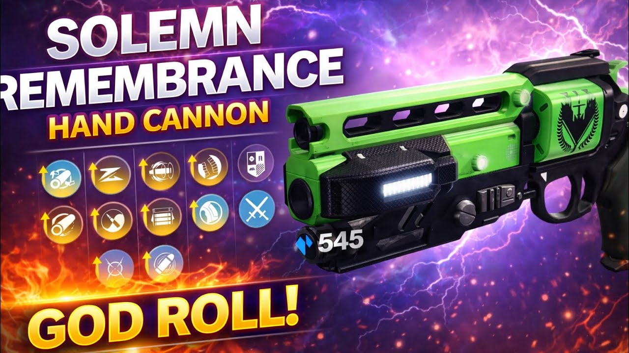 Destiny 2 - Solemn Remembrance God Roll  #destiny2 #gaming #ps5