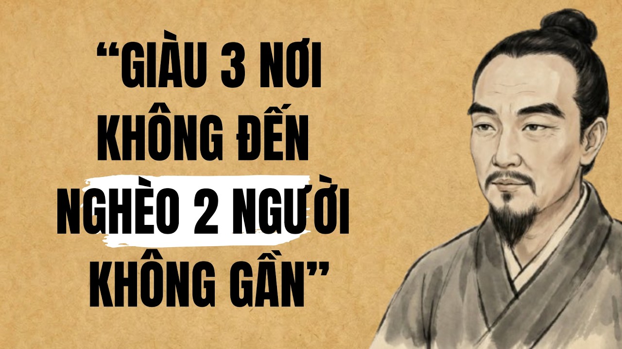 Triết Lý Sống 🍃 Giàu 3 Nơi Không Đến – Nghèo 2 Người Không Gần  Lối Nhỏ Cổ Nhân