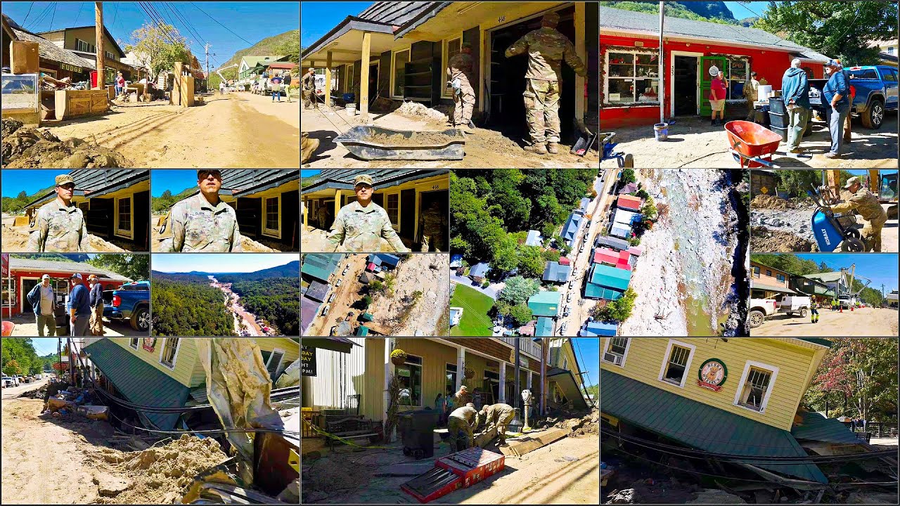 101st Airborne Troops Rush to Aid Hurricane-Hit Town in Heartwarming Rescue