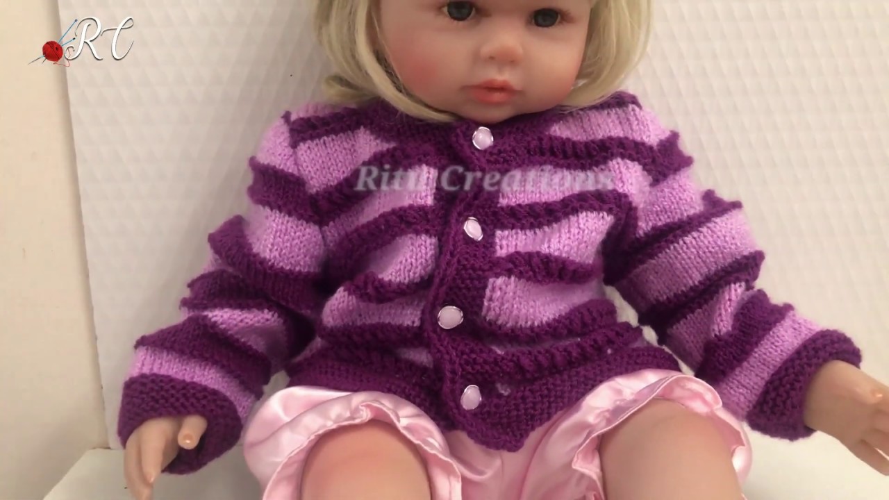 Knitting Baby Sweater  for 1 to 2 years baby