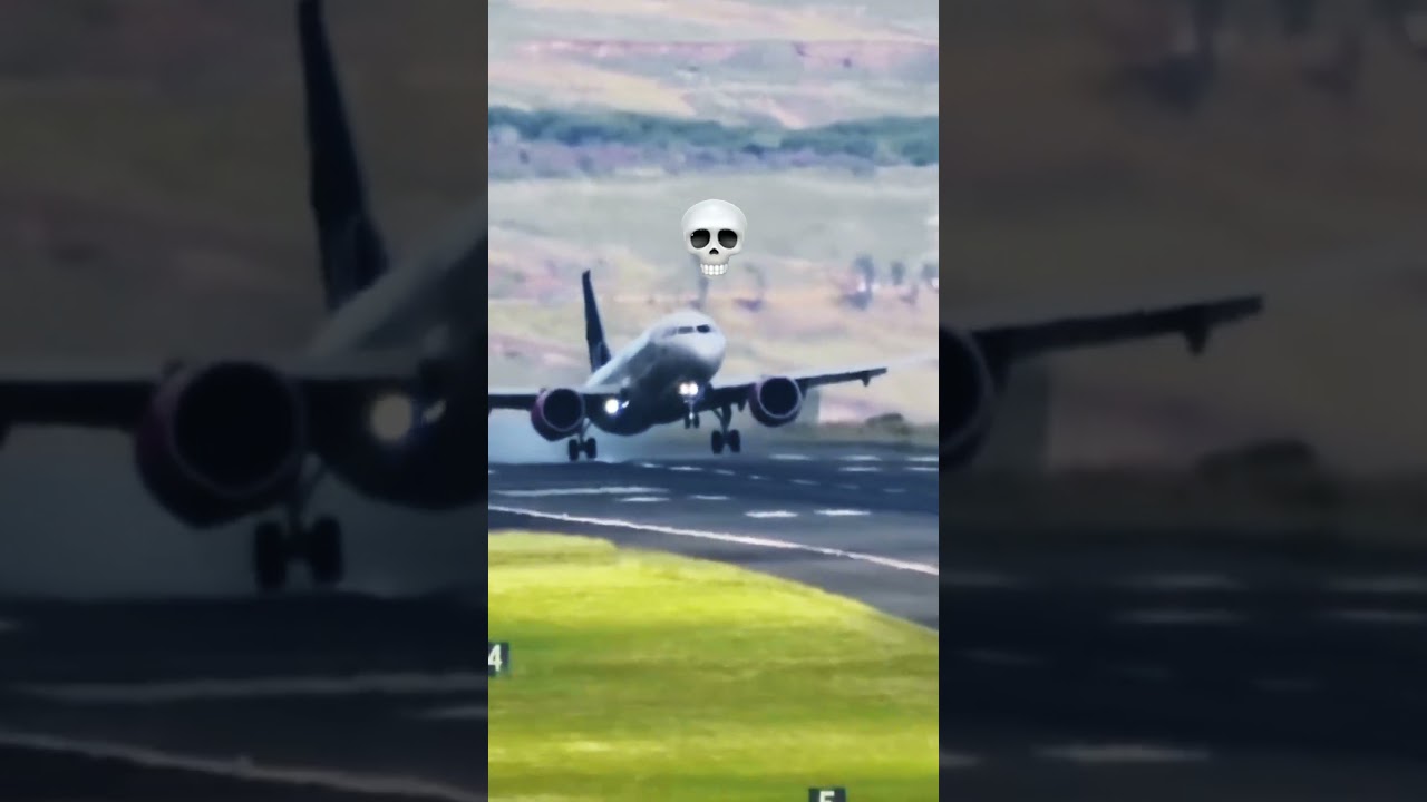 SAS A320 hard landing 😳 #aviation #hardlanding #sas #scandinavianairlines #ryanairlanding #shorts