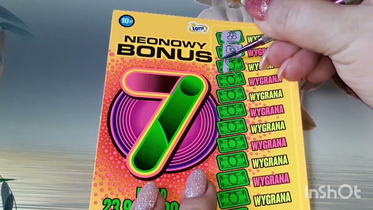 Premiera zdrapki 0729 Neonowe Bonus 7 😍🍀💲👍