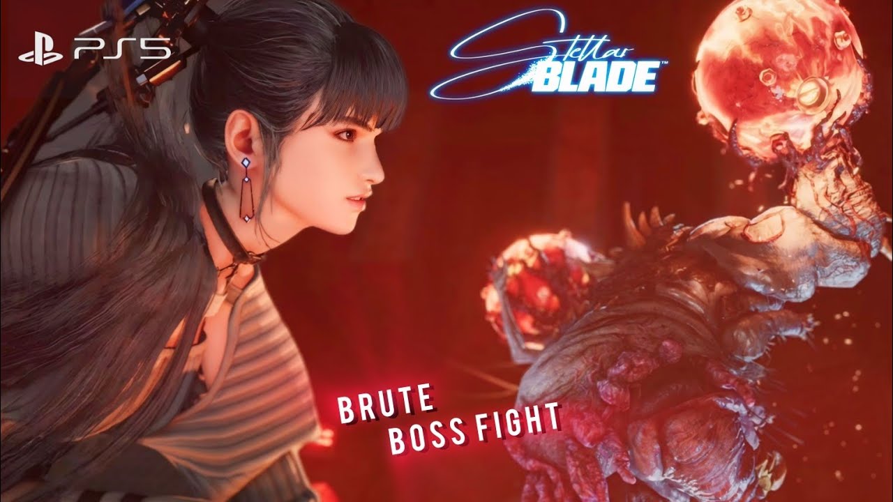 Brute Boss Fight Stellar Blade | Life of Scavengers Mission | Forbidden Area wasteland