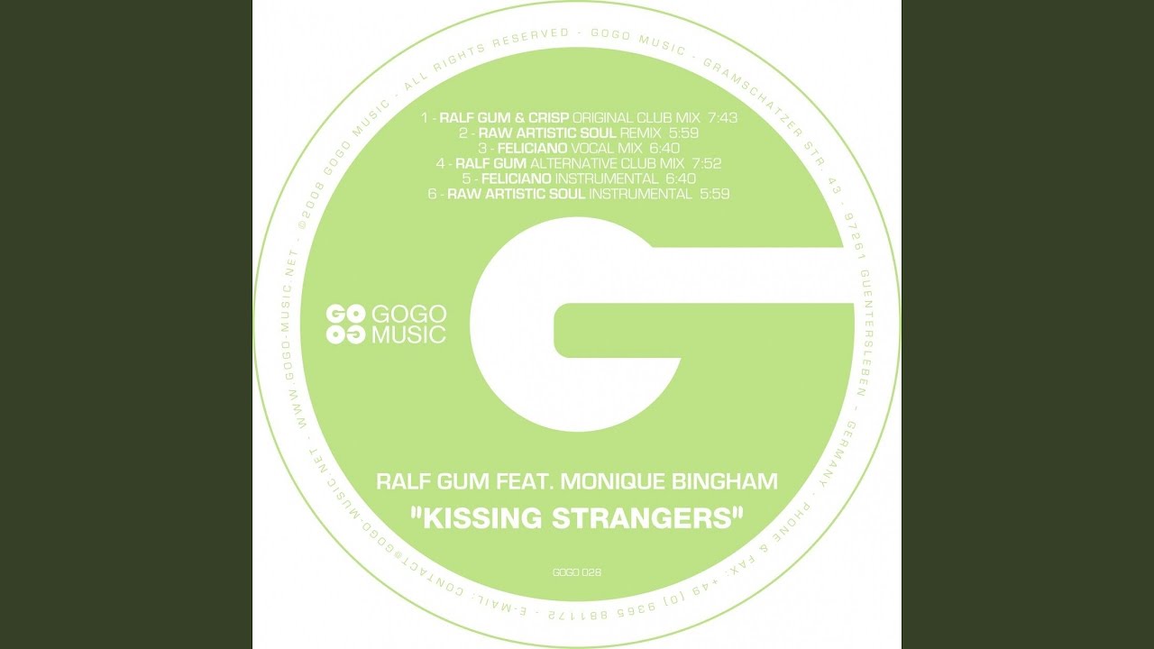 Kissing Strangers (feat. Monique Bingham) (Frankie Feliciano Vocal Mix)