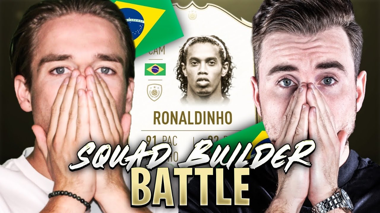 SQUAD BUILDER BATTLE vs PASKIE! | 🇧🇷ICON RONALDINHO!