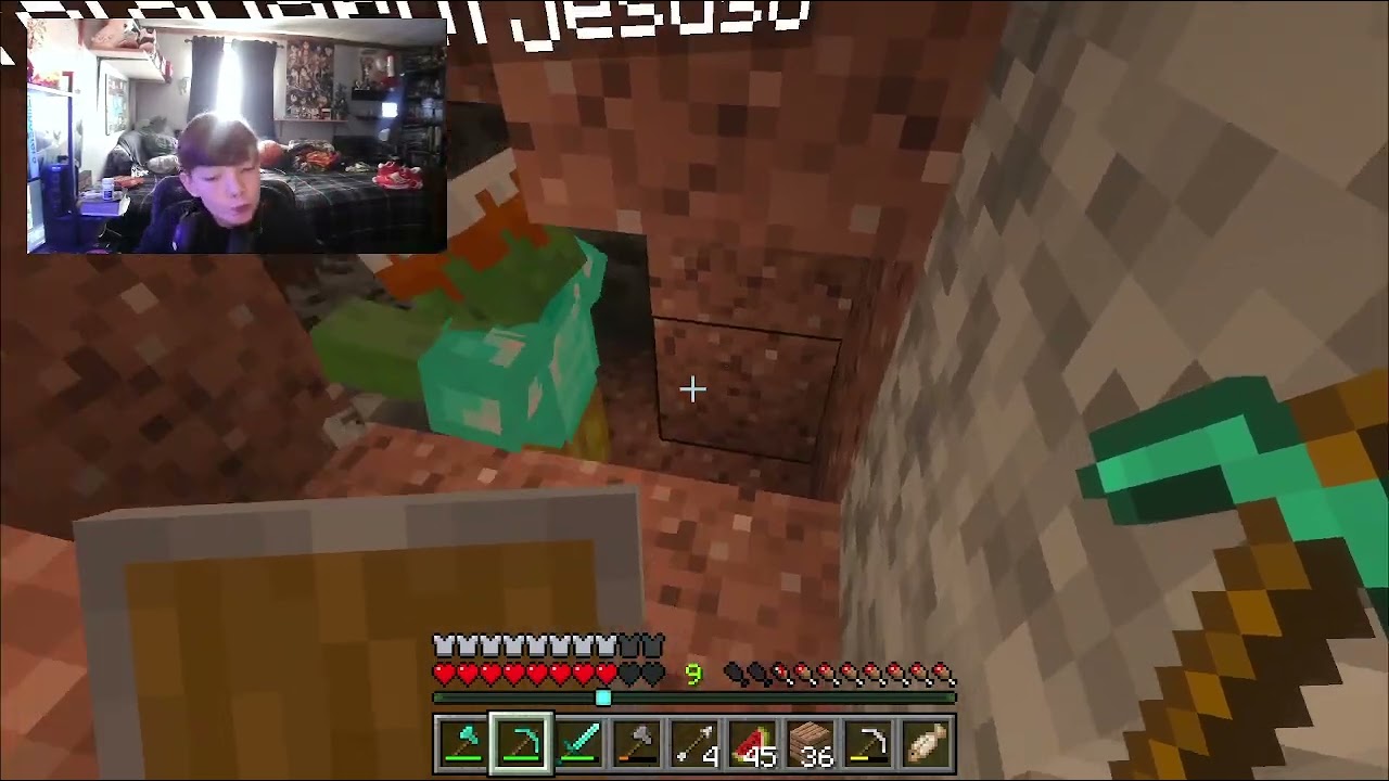 mine craft with all of my friend