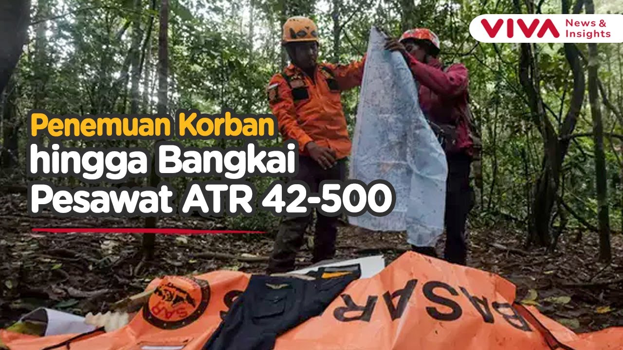 Pesawat ATR 42-500 Jatuh! 10 Korban Ditemukan, Proses DVI Dimulai