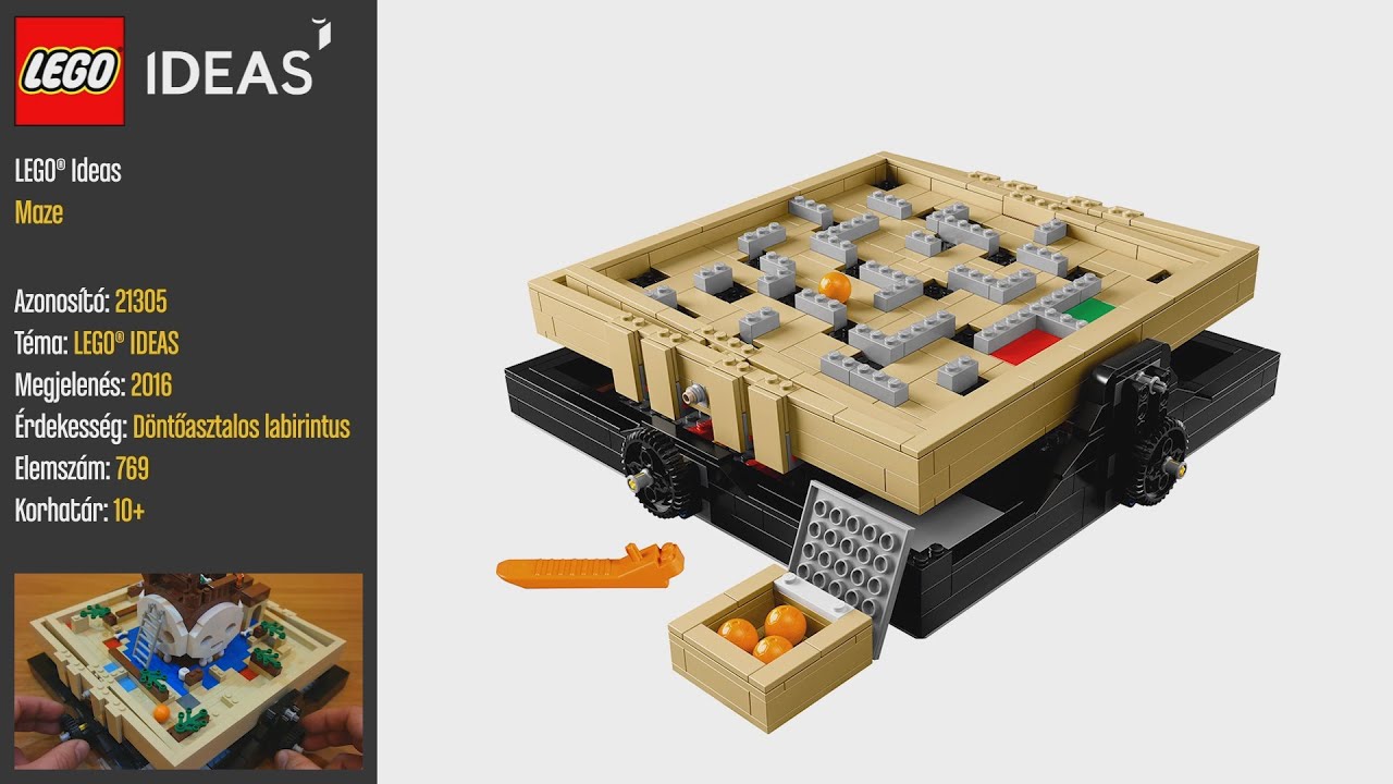 LEGO 21305 - LEGO Ideas Maze - Videó bemutató