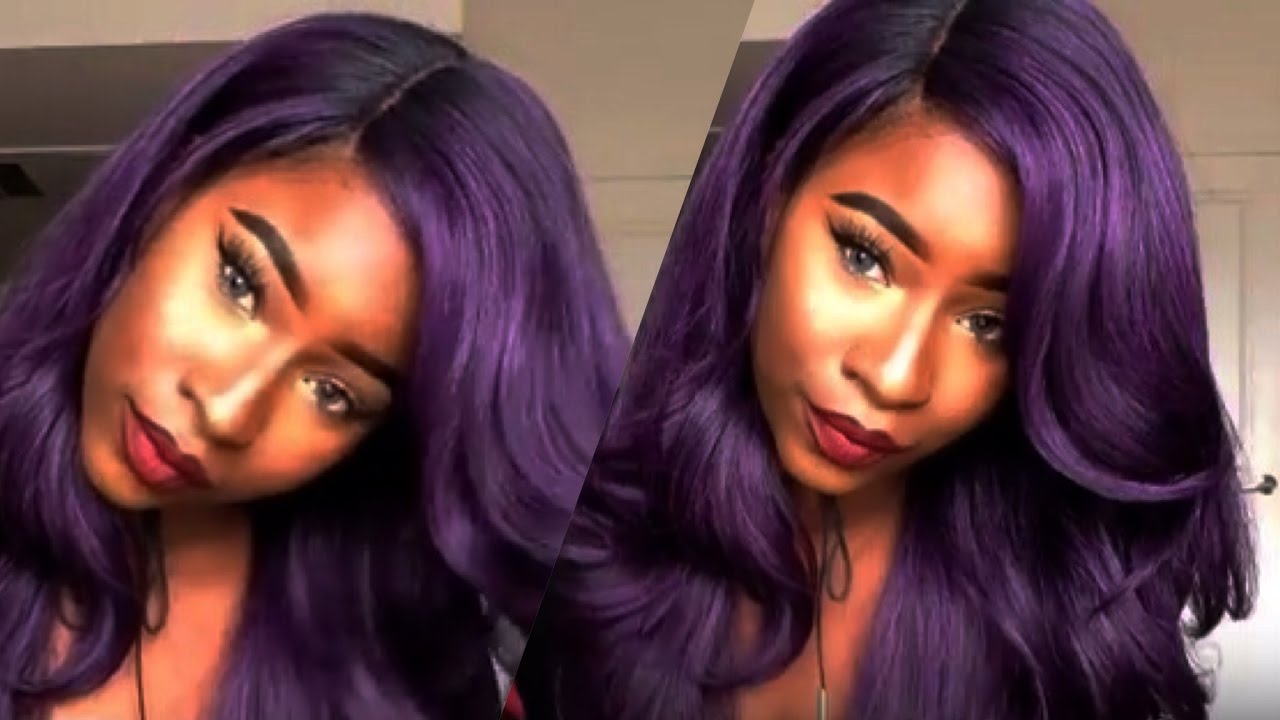 How to add dark roots to a colored wig: $26 Justine Skye inspired- Blackhairspray.com